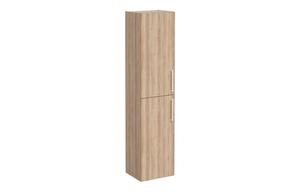 VitrA Root Flat 40cm 2 Door Tall Unit (LH Hinge) - Natural Oak